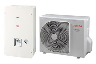 Toshiba HWS-P805H8R-E / HWS-P805XWHM3-E ESTIA High Power Hydrobox (R32, 3 fázis, 3 kW-os elektromos patronnal)